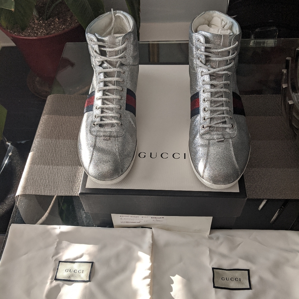 Gucci New Bright Super (Argento/Wax/B.R.B) Sneaker